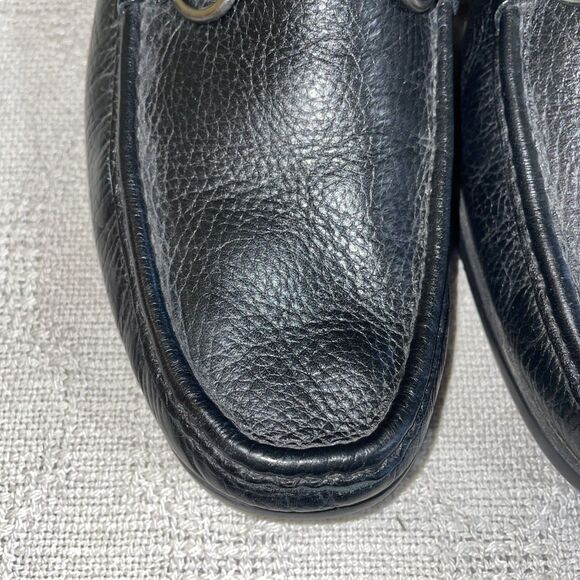Sandro Moscoloni Men’s Dress Loafers Size 9.5 D Black Leather Business Formal main image 4